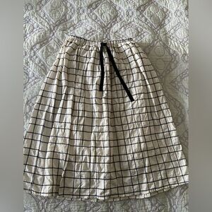 Corey Lynn Carter Windowpane Skirt